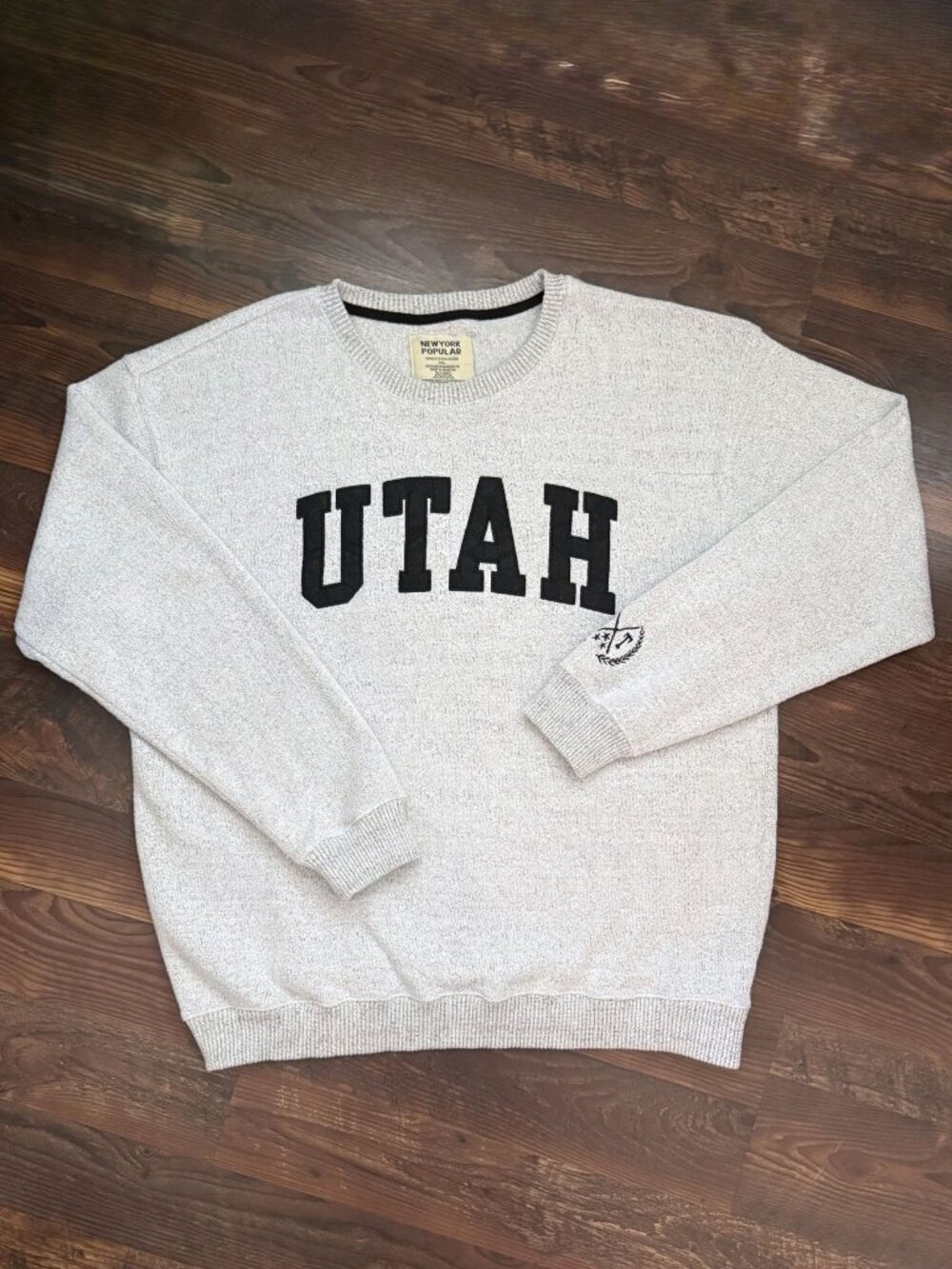 New York Popular Utah Embroidered Sweatshirt